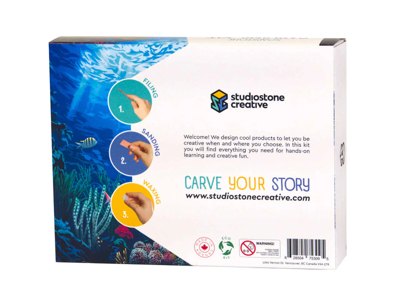 Studiostone Creative - Seal Soapstone Carving Kit