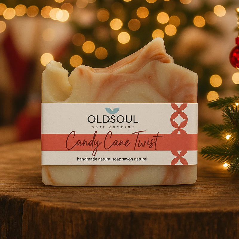 Old Soul Soap Co - Candy Cane Twist
