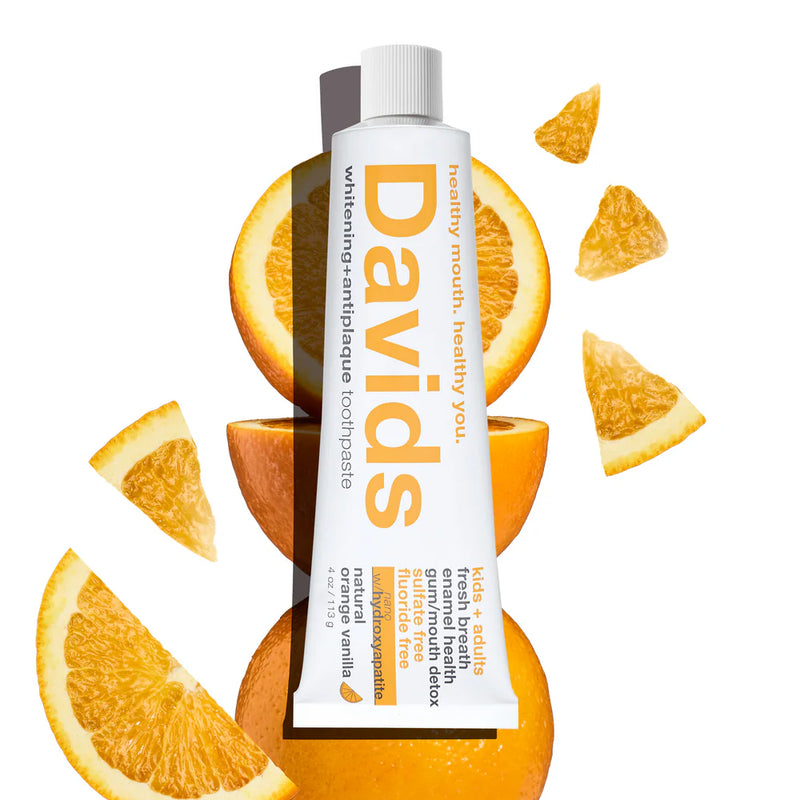 David's -  Kids & Adults Toothpaste - Vanilla Orange