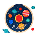 Petit Collage Multi Language Wooden Solar System Puzzle