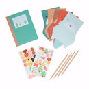 Petit Collage Festive Pals My Stationary Set