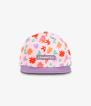 Headster Hats Painted Flowers Snapback - Powder Pink