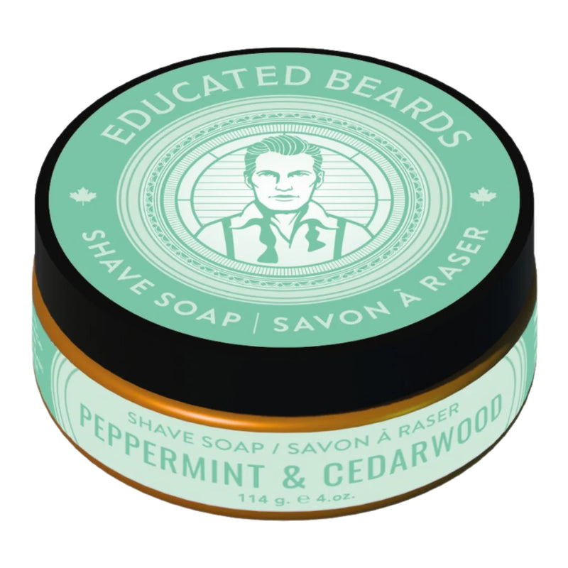 Educated Beards - Shave Soap - Peppermint Cedarwood
