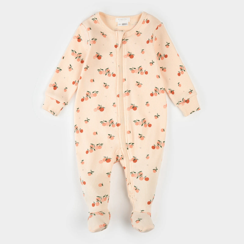 Petit Lem Argumes Print Ribbed Sleeper