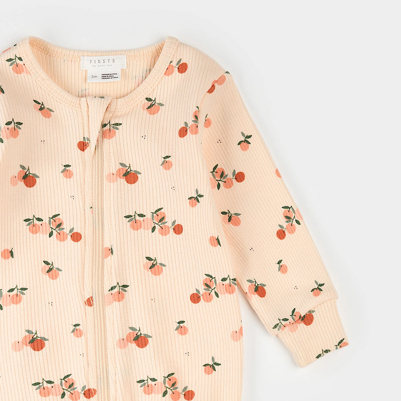 Petit Lem Argumes Print Ribbed Sleeper