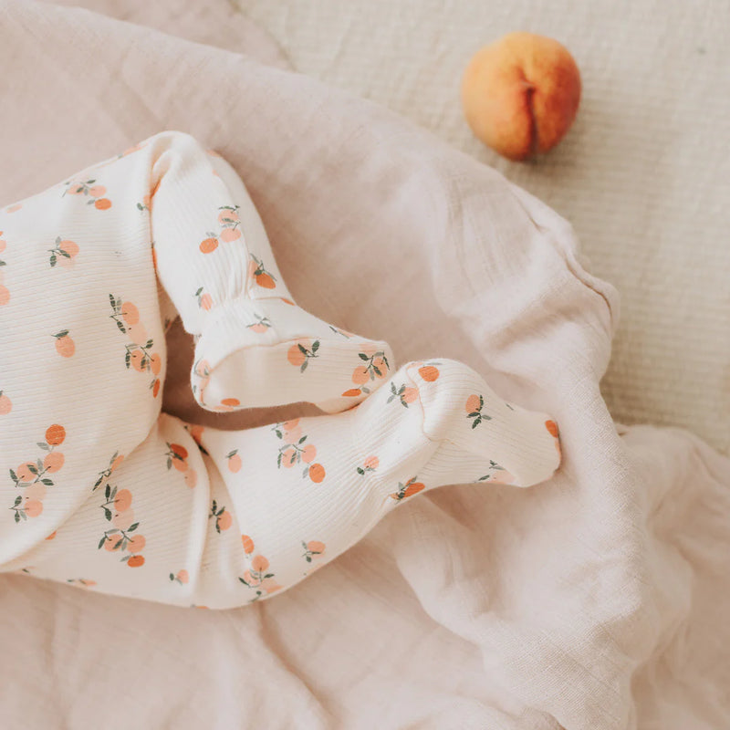 Petit Lem Argumes Print Ribbed Sleeper