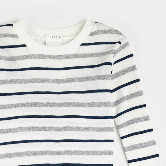 Petit Lem Dune Striped Infant PJ Set - FINAL SALE