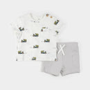 Petit Lem Lawnmower Print T-shirt & Short Set  FINAL SALE