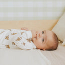 Petit Lem Monkey Print Sleeper