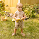 Petit Lem Monkey Print Sleeveless Romper FINAL SALE