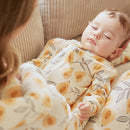 Petit Lem Papaya Print Jersey Sleeper