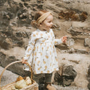 Petit Lem Pear Print on Ribbed Dress Set