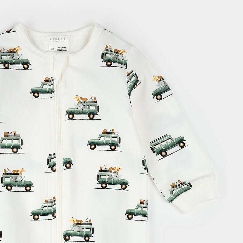 Petit Lem Safari SUV Print Sleeper