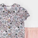 Petit Lem Vintage Flowers Poplin Shirt & Short Set - FINAL SALE