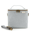 SoYoung Petite Lunch Poche - Pinstripe Heather Grey FINAL SALE