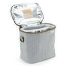 SoYoung Petite Lunch Poche - Pinstripe Heather Grey FINAL SALE
