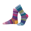 Solmate  Adult Crew Socks - Petunia