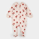 Petit Lem Poppy Print on Light Pink Sleeper