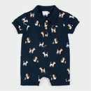 Petit Lem Pups at Work Romper