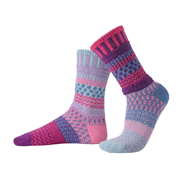 Solmate  Adult Crew Socks Twilight