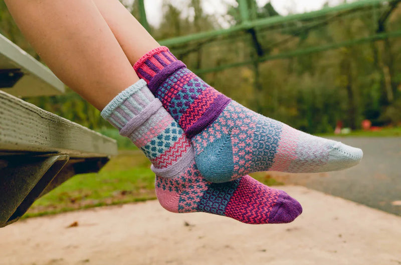 Solmate  Adult Crew Socks - Twilight