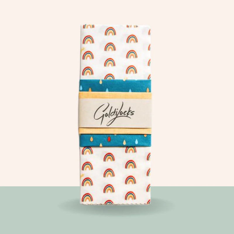 Goldilocks Goods Beeswax Food Wraps - Rainbows