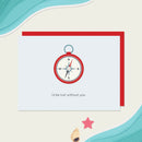 Halifax Paper Hearts Greeting Cards - Lost Without You