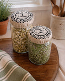 Your Green Kitchen - Mason Jar Covers set of two