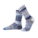 Solmate  Adult Crew Socks - Snowdrop