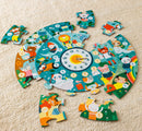 Petit Collage Floor Puzzle Telling The Time