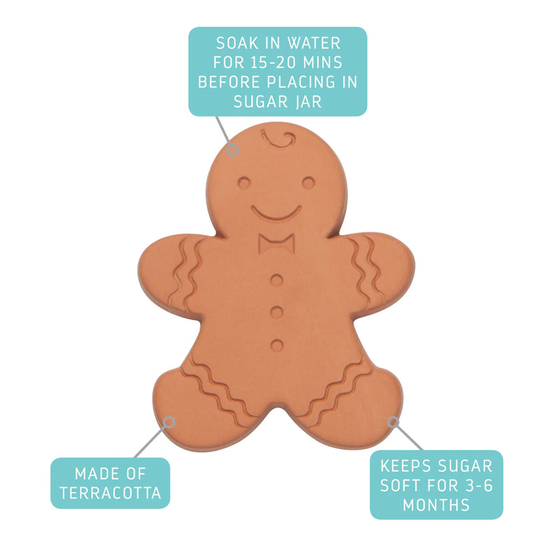 Danica Terra Cotta Gingerbread Sugar Saver