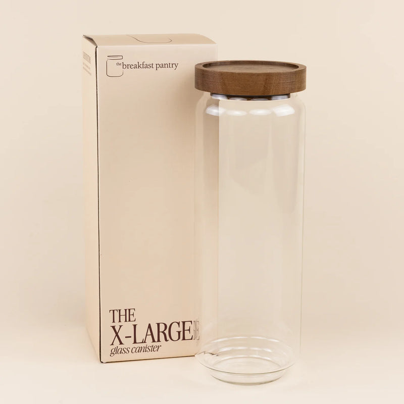 The Breakfast Pantry -X- Large Glass Canister