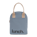 Fluf - Organic Cotton Zippered Lunch Pail - Blue