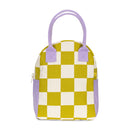 Fluf - Organic Cotton Zippered Lunch Pail  - Pencil Stripe Nautical