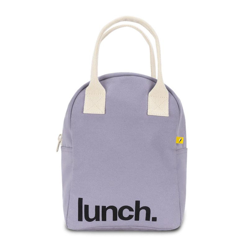 Fluf - Organic Cotton Zippered Lunch Pail - Lavender