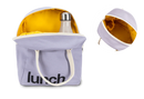 Fluf - Organic Cotton Zippered Lunch Pail - Lavender