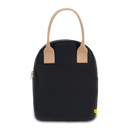 Fluf - Organic Cotton Zippered Lunch Pail - Black