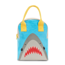 Fluf - Organic Cotton Zippered Lunch Pail - Shark