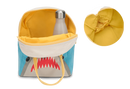 Fluf - Organic Cotton Zippered Lunch Pail - Shark