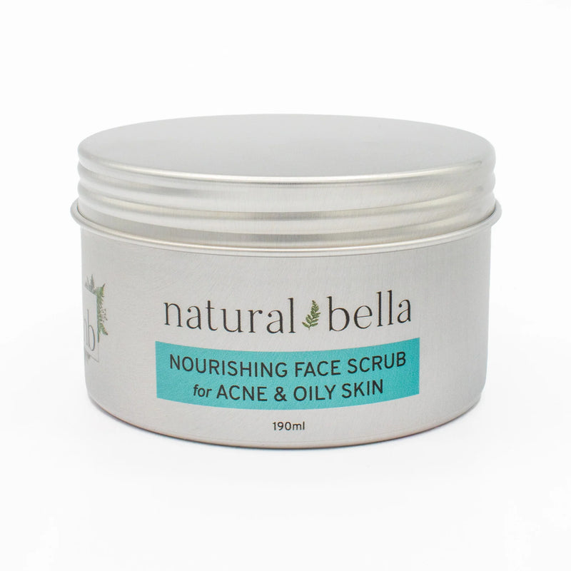 NaturalBella - Face Scrub for Acne & Oily Skin