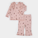 Petit Lem Little Apples Print Flared Legging Set
