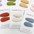 Aurelia & Co. Mini Baby Fabric Hair Barrettes