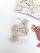 Aurelia & Co. Baby Hair Bow Barrettes For Kids & Toddlers
