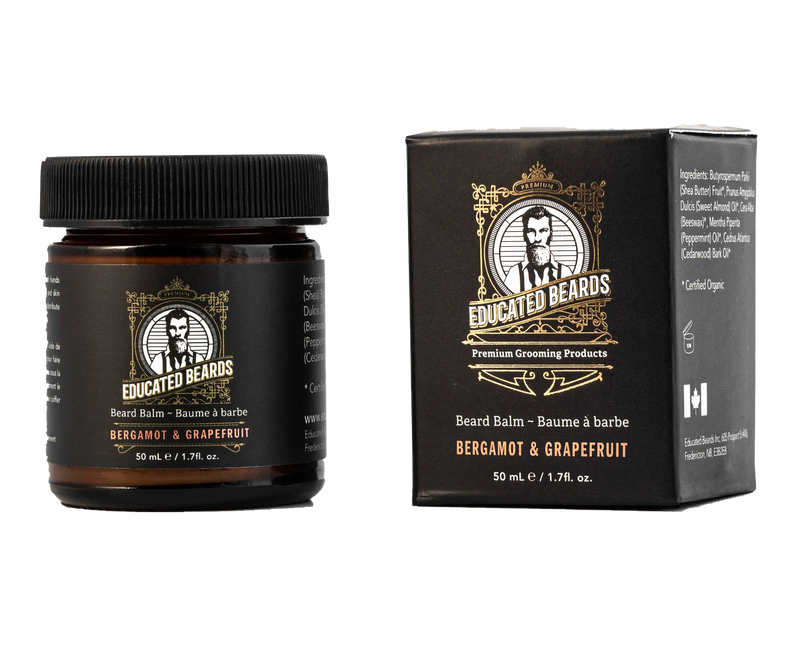 Educated Beards - Beard Balm- Bergamot Grapefruit