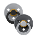 Bibs Pacifier - 2 Pack Fusion Cloud / Iron