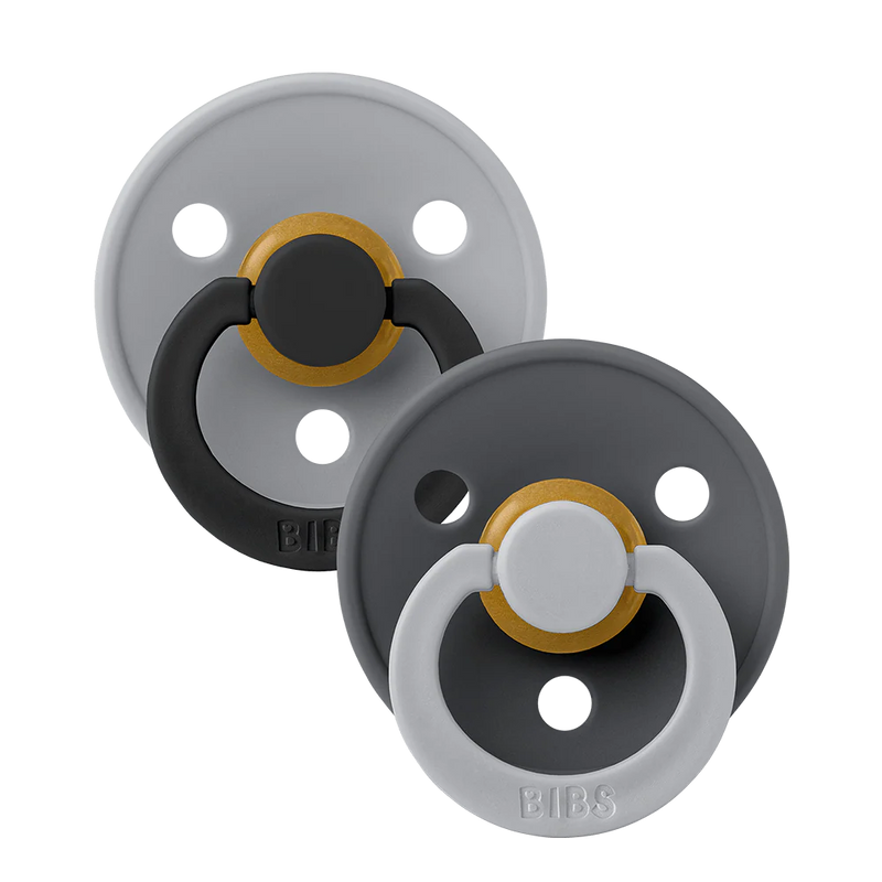 Bibs Pacifier - 2 Pack Fusion Cloud / Iron