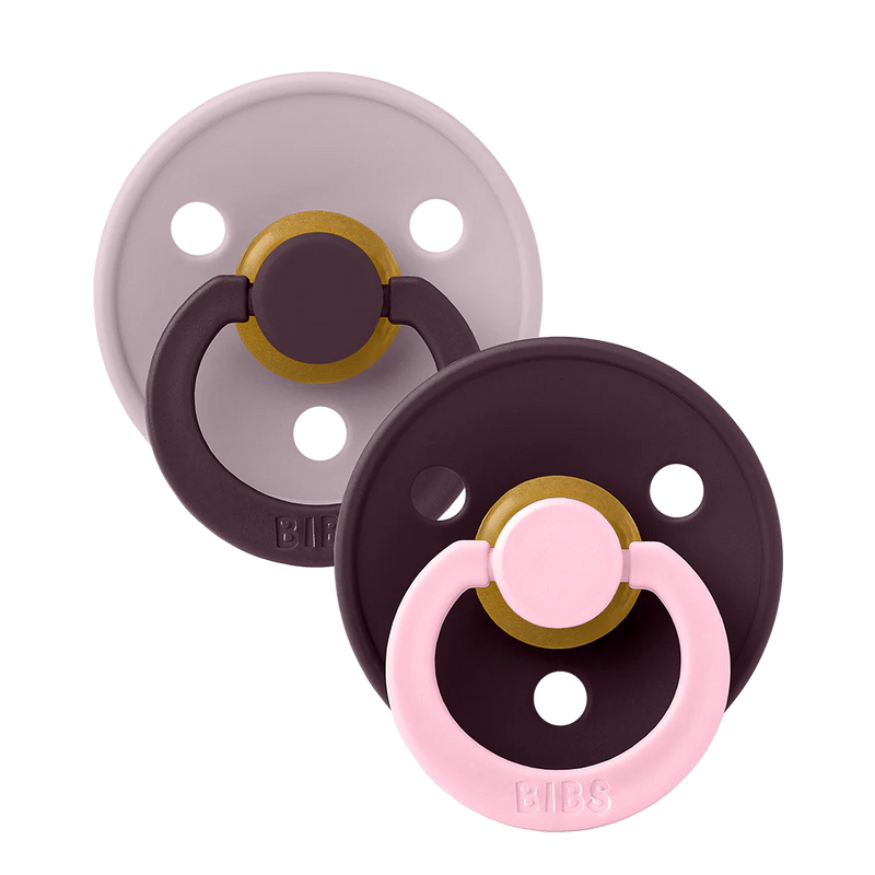 Bibs Pacifier - 2 Pack Fusion Dusky Lilac / Plum