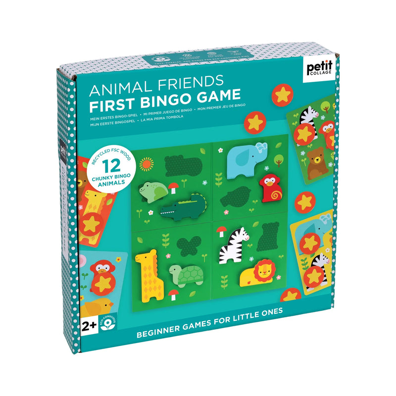 Petit Collage First Bingo Game - Animal Friends