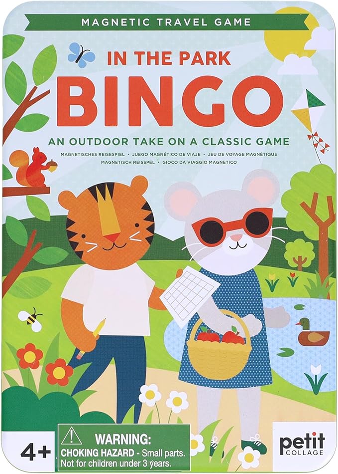 Petit Collage In The Park Travel Bingo Game