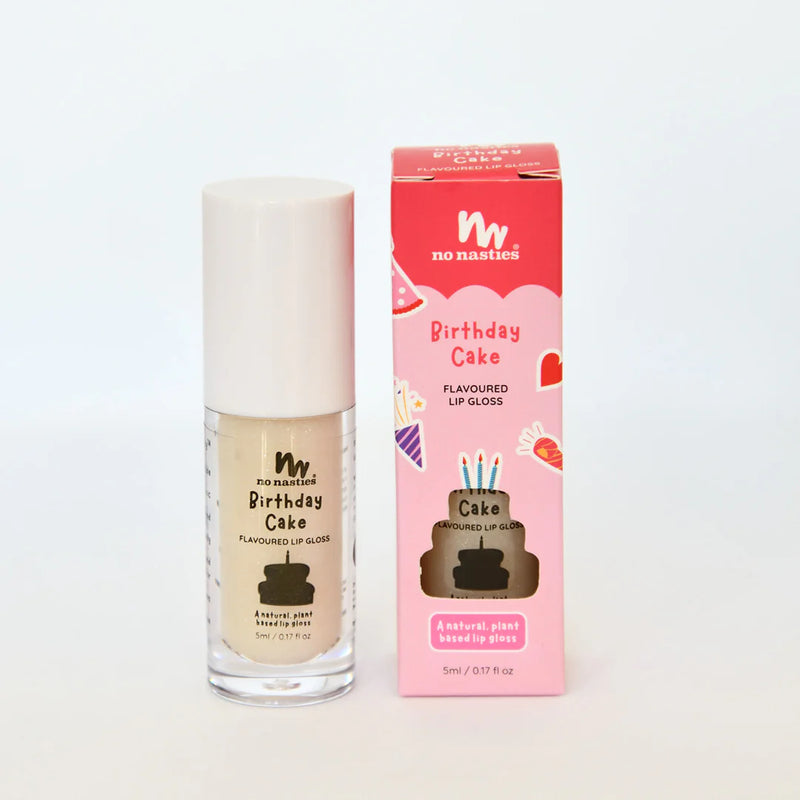 No Nasties Natural Lip Gloss Birthday Cake